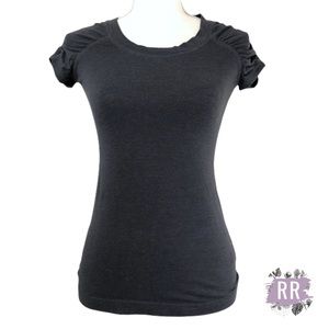 ATHLETA Tinsley Tee Ruche Top